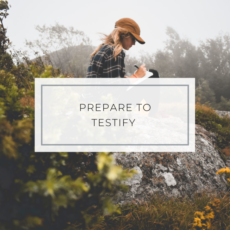 Lady feeling called to testify of God's goodness spends time writing in her journal